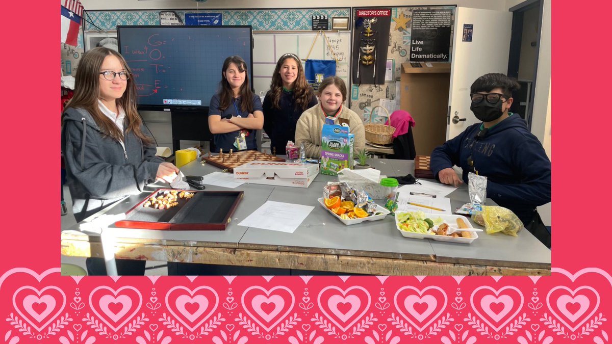 ChessYwla's tweet photo. Presenting our Killer Queens! Valentine’s Day Chess practice! A lot of fun with games and donuts. @MalindaVillalo1 @SusanPolgar @Ysleta_YWLA @YsletaISD @YISDFineArts @veronicateaches https://t.co/UwFj5IkffU