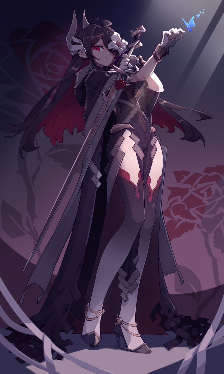 JinZe_72's tweet photo. Black Light,Sword of Benevolence #オリジナル #女の子 #絶対領域 #ToThePromisedLand #貧乳 #手袋 #黒スト https://t.co/KjVJfrXNVB https://t.co/HzpNh8FIve