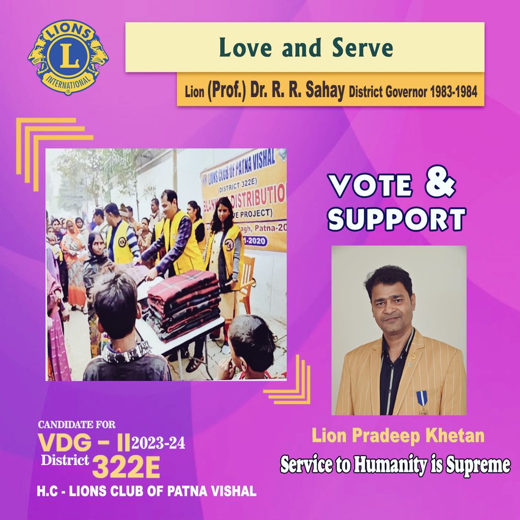 LionsPatna's tweet photo. Vote &amp; Support https://t.co/lkNCUcPuhl