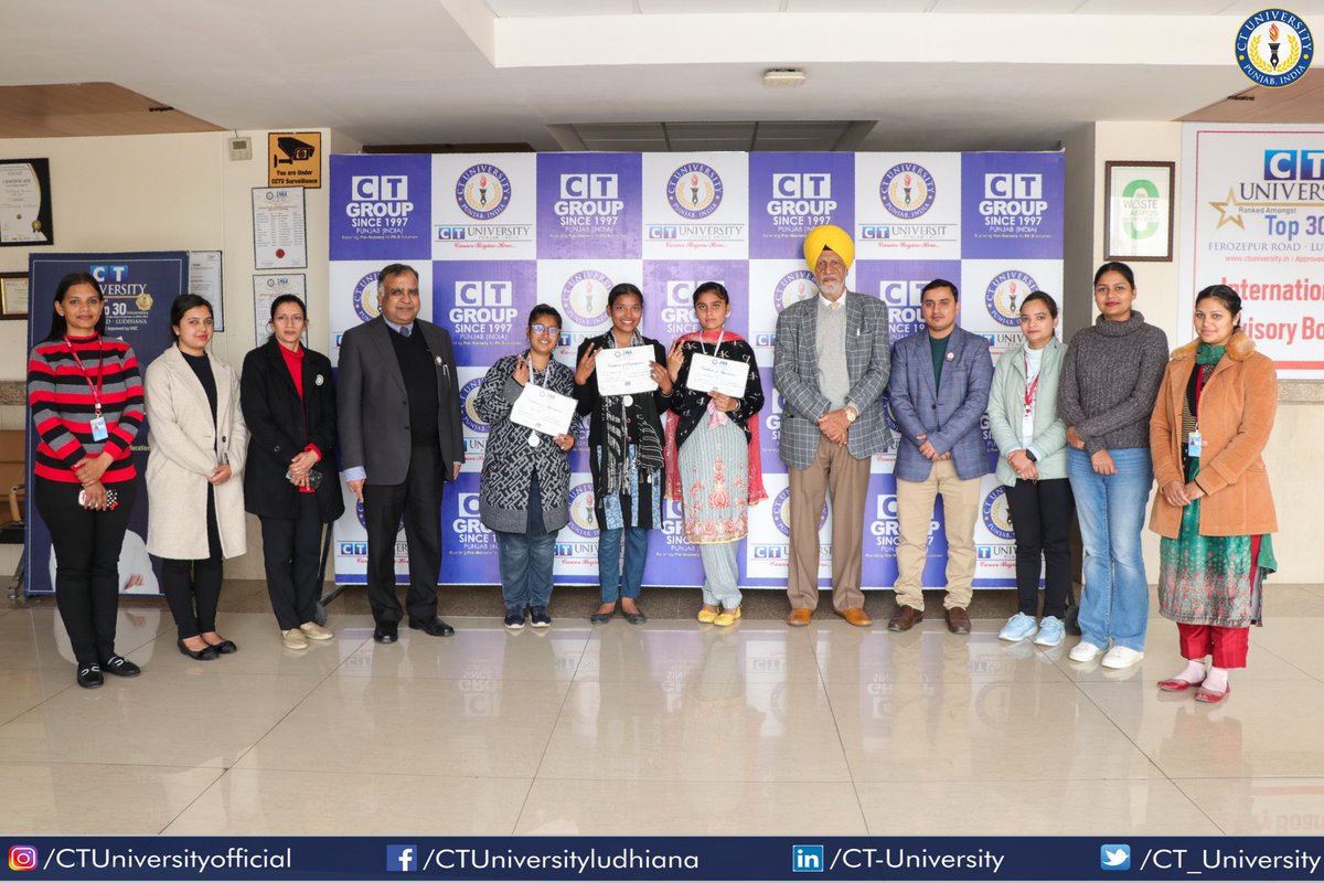 CT_University's tweet photo. CT University's School of Agricultural and Natural Sciences organized Rangoli Making Competition on the occasion of World Pulses Day.
#CTians participated in competition .
👉Here are the winners of the competition.
#CTU #rangoli #agriculture #worldpulse #creativity #TeamCT https://t.co/jWkrocovfM