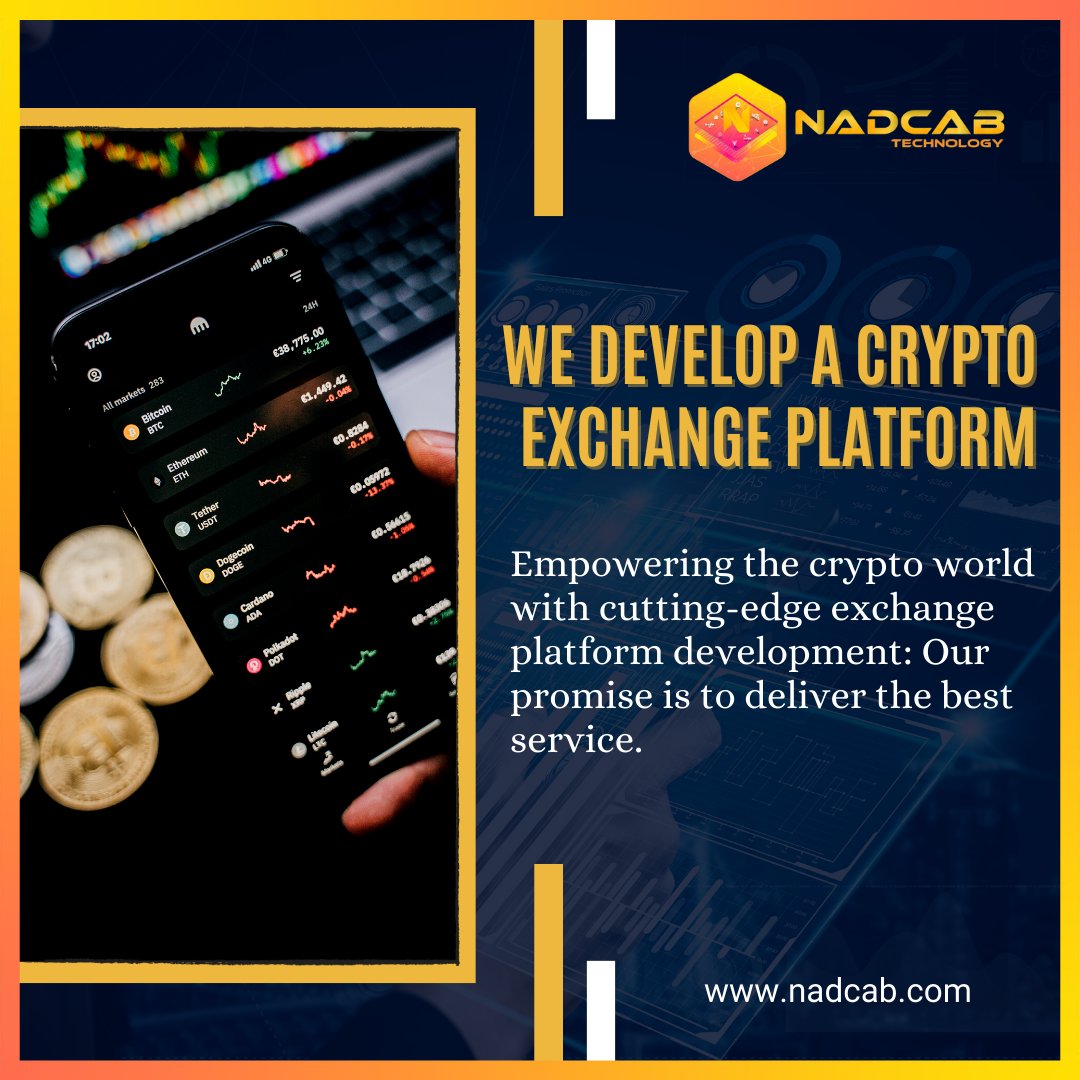 nadcablabs's tweet image. Our team specializes in developing secure and innovative crypto exchange platforms, enabling seamless and trusted transactions.

#blockchain #exchangesoftware #blockchaininfinance #Nadcabtechnology #cryptocurrency #crypto #exchangeplatform #Defi #dapps #defidevelopment #trading