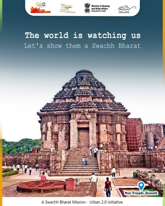 swachhsurat's tweet photo. The World is watching us. It is our utmost responsibility to show them a #SwachhBharat. Let's not litter our waste and dump it into the dustbins by #SegregatingWet and #DryWaste.
Our country is our pride.
Let's together make a #GarbageFree India. #swachhsurvekshan2023 https://t.co/6ZomsHqk2x