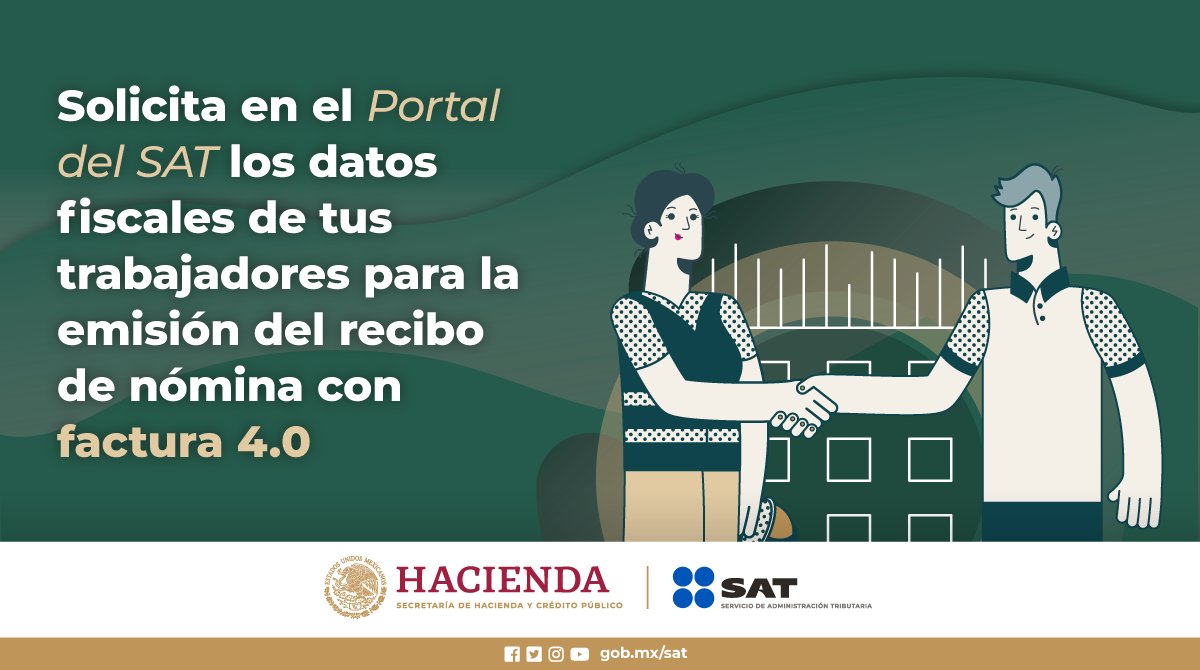 SATMX on Twitter "¿Emites recibos de nómina? El SAT te ofrece la