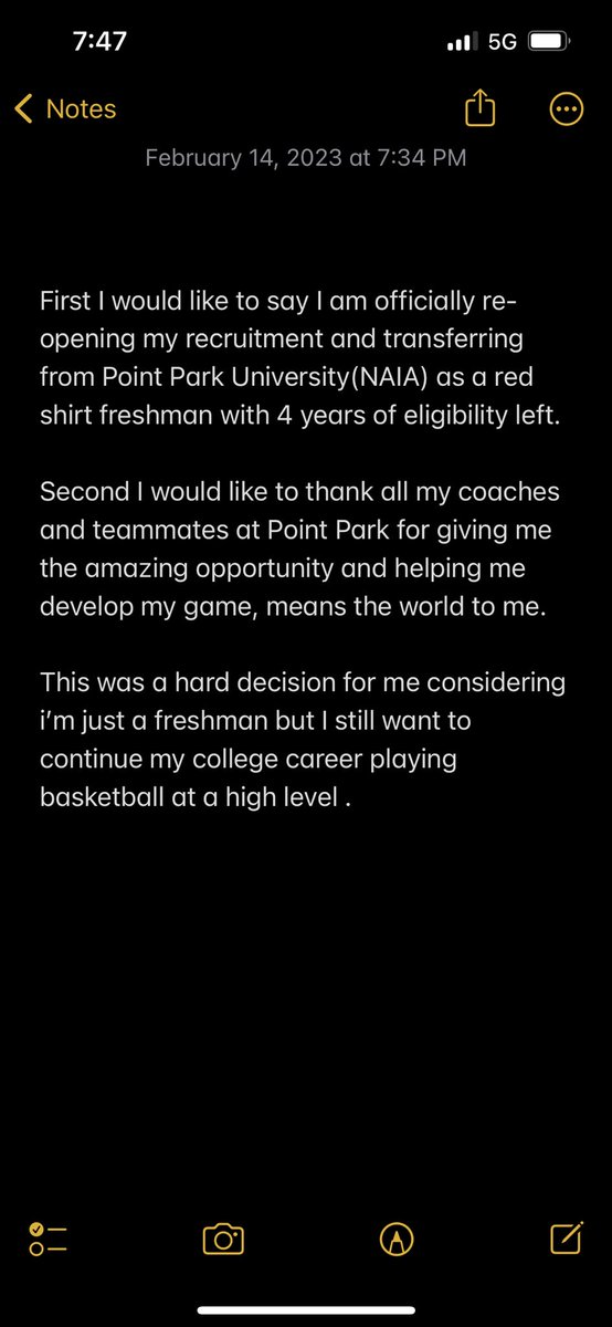 I have decided to re-open my recruitment ad a Red Shirt Freshman with 4 years of Eligibility left. Recruitment is open!!