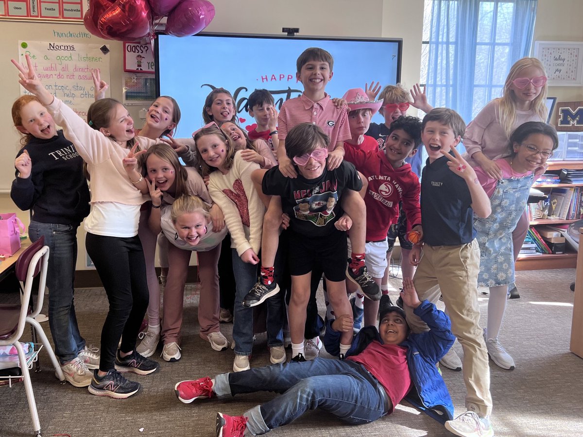 We ❤️ love! #trinitylearns #HappyValentinesDay