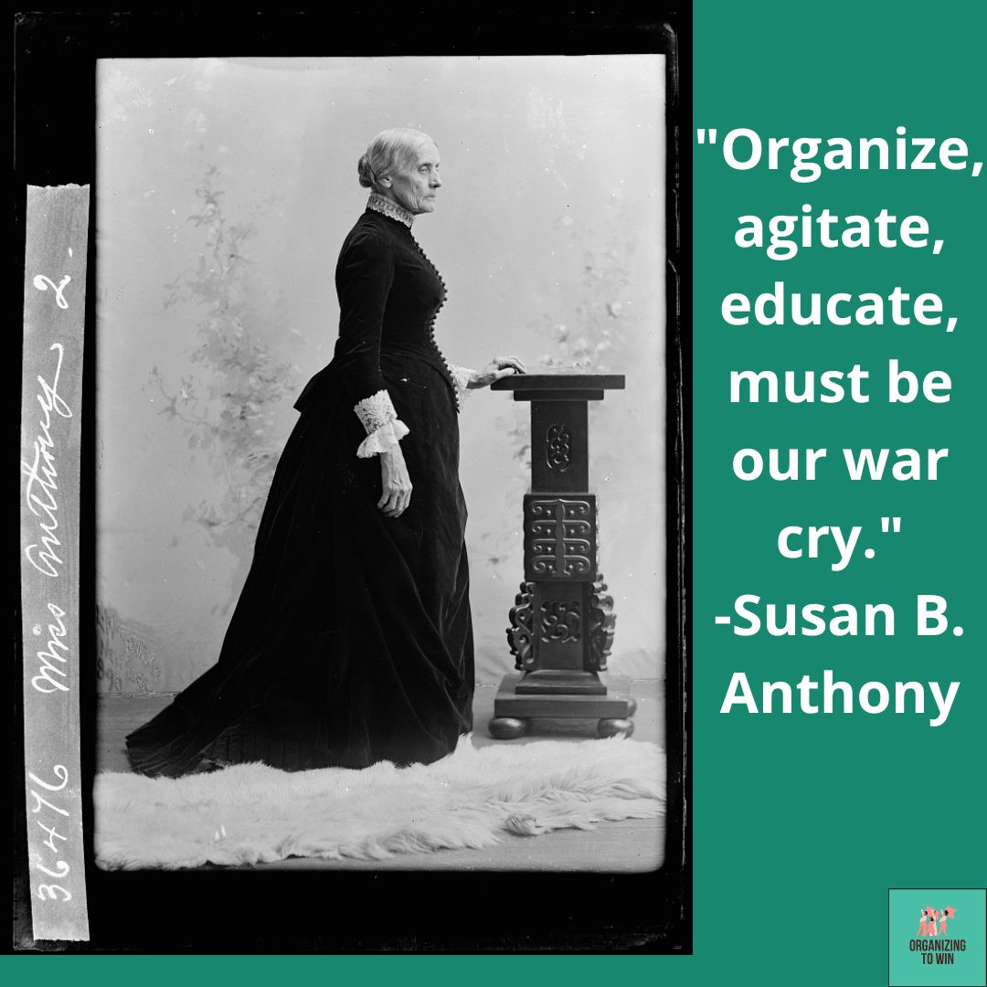 organizingtowin's tweet photo. Happy Birthday #SusanBAnthony!
#Organize #Agitate #Educate #OrganizingToWin https://t.co/Vocs4COQ7S