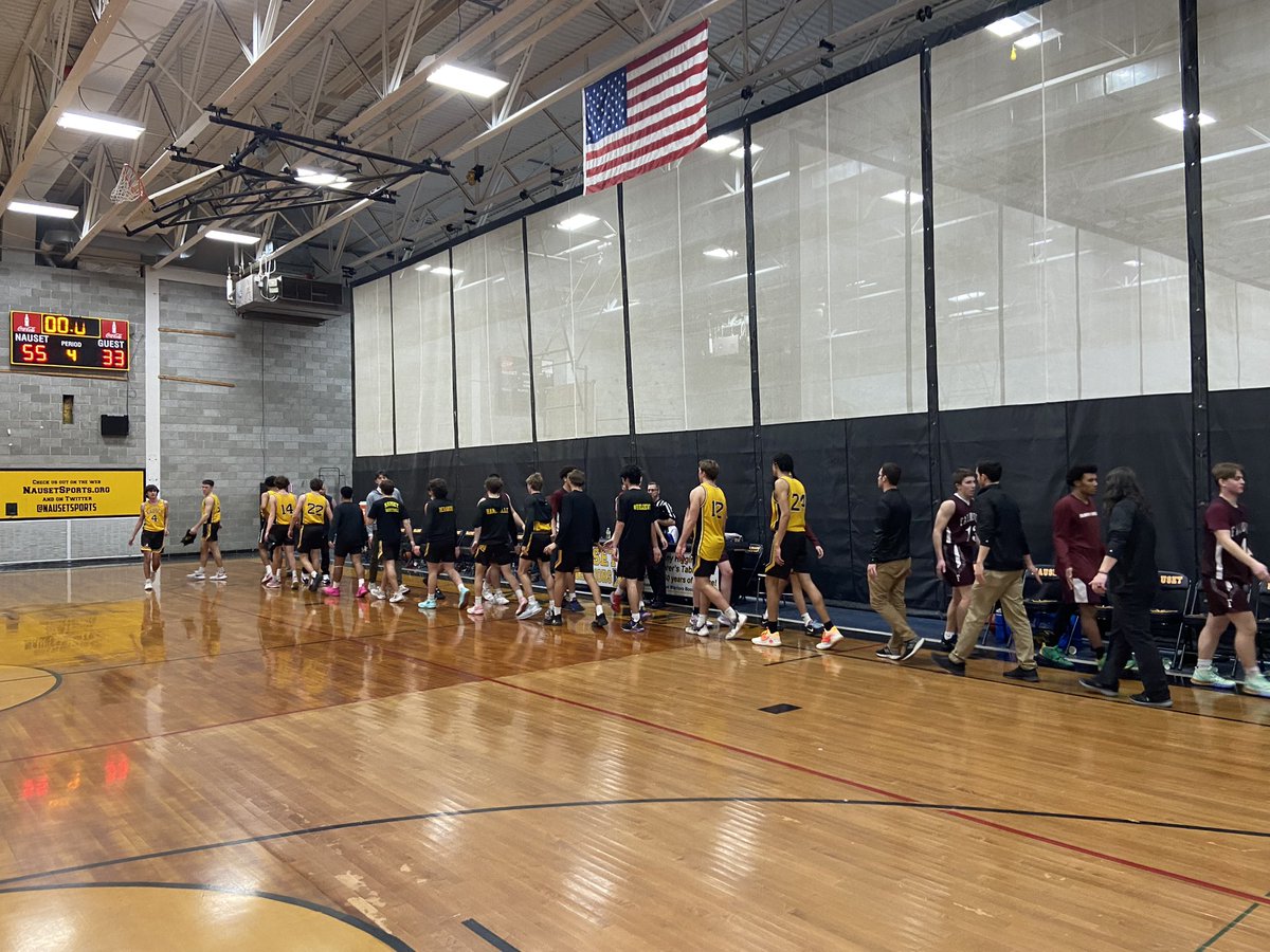 Boys🏀Final
Falmouth 33
Warriors 55
That’s a wrap! Nauset wins their home finale! <a href="/BradJoyal/">Brad Joyal</a> <a href="/sportsCCT/">Cape Cod Times sports</a> <a href="/CCCSportsNews/">Cape Cod Chronicle Sports</a> <a href="/NausetHS/">Nauset Regional High School- Maximizing Potential</a> <a href="/NausetHoops/">Nauset Boys Basketball</a> <a href="/FHSClippers/">Falmouth High School, MA</a>