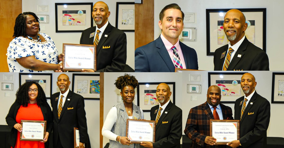 CumberlandCoSch's tweet photo. This evening, the Cumberland County Board of Education recognized the January 2023 Extra Mile Award recipients. Thank you for your ‘extra’ efforts! Learn more at; https://t.co/zkSIebnVOc. #ExtraMileAward https://t.co/p5cVOXNpeP