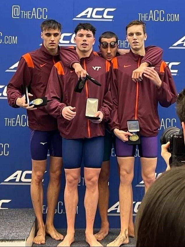 🥉 VT - Men 800 Yard Freestyle Relay (4x200)