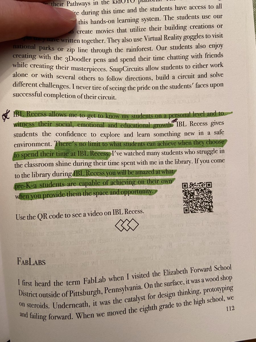 When reading the #DEVLeader by @NaglersNotions, I first want to say I love the environment they have built in their school district. Going off of that, they truly embrace a growth mindset by wanting to learn more ways to better their students, here is an example. #LIUEdTech