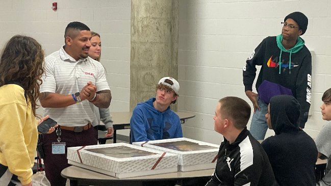 Donuts w/ Doc was a success! Congrats to the 25 students who were randomly selected to participate by earning a PBIS certificate during the 2nd quarter. Thank you to our teachers/staff who continue to recognize the positive in our students! <a href="/Milford_Schools/">Milford Schools</a> <a href="/Dr_Tyler_Arnold/">𝓣𝔂𝓵𝓮𝓻 𝓐𝓻𝓷𝓸𝓵𝓭</a>