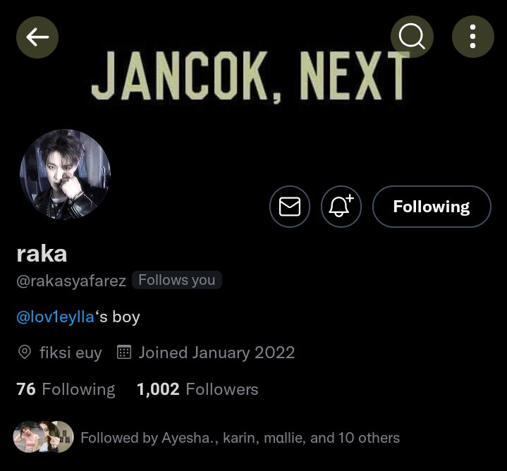 Selamat 1000 penduduk anak ibunn 😎💖 <a href="/rakasyafarez/">raka</a>