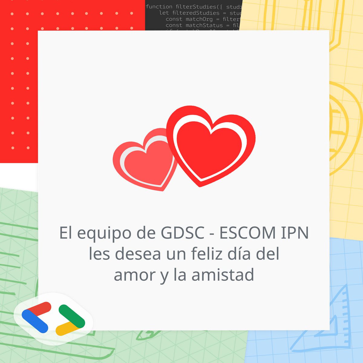 dsc_escom_ipn's tweet photo. ¿Tu crush no te felicitó?
El amor se puede encontrar en muchos lados ¡como en las comunidades!

¡Feliz día del amor y la amistad!
#amordecomunidad https://t.co/B9P5BztlpH