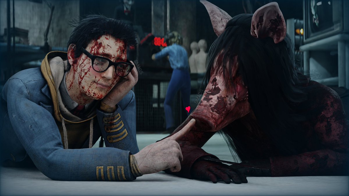 Smags3D's tweet image. Opposites Attract (or something like that)
#Blender3D #DeadbyDaylight #ThePig #DwightFairfield #LaurieStrode #ValentinesDay