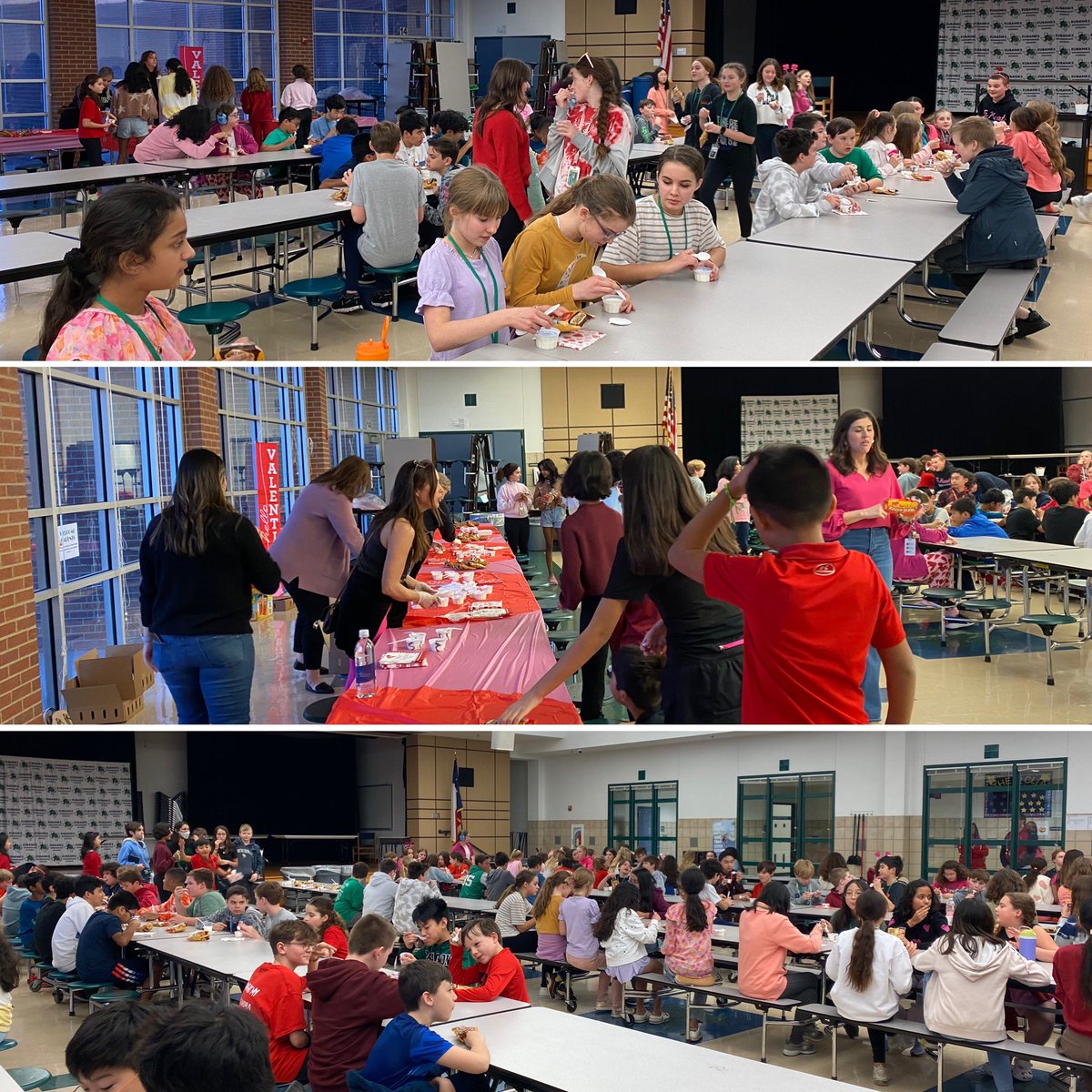 Another busy day with these Dragons! Started the day with 2 students riding the fire truck to school, then the middle counselors came by to get our 6th graders prepared for 7th, PTO dropped goodies off to staff, 5th &amp; 6th grade parties, and not to mention it’s Valentine’s Day!