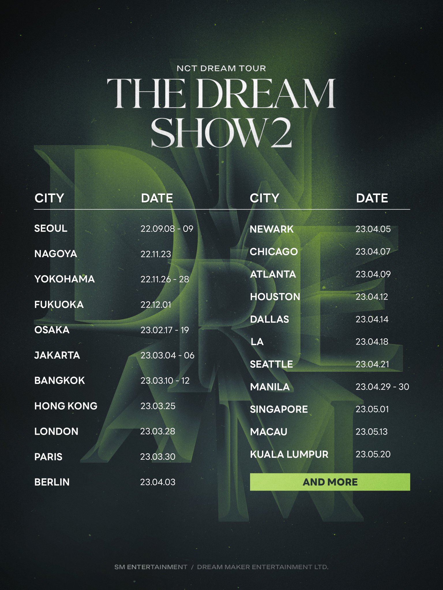 NCT Dream THE DREAM SHOW2 : In A DREAM - in Kuala Lumpur (Tickets)