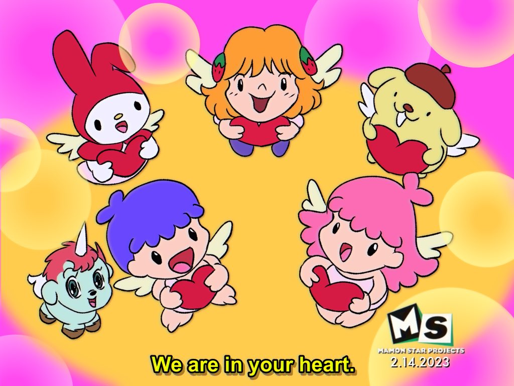 Mamon_Fighter's tweet photo. We are in your heart.
#ValentinesDay #Sanrio #MyMelody #ButtonNose #Pompompurin #LittleTwinStars #Tezuka #Unico #90sthetic #80sthetic

https://t.co/2ylusLmlbM https://t.co/481qSiyk54