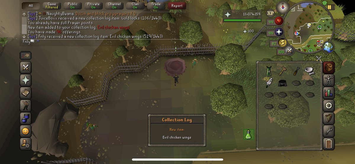 finley_rs's tweet image. Ummmm what? 3/4 in 96 eggs…. #osrs #collectionlog #evilchicken