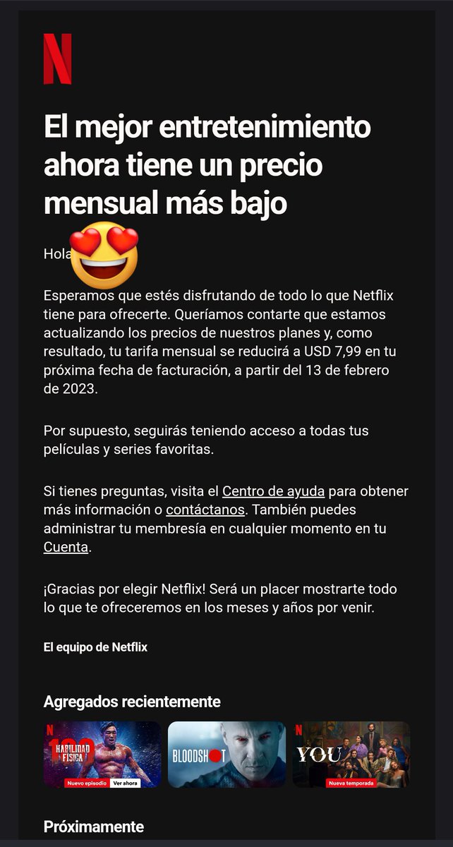 Fintechccs's tweet photo. Señor @NetflixLAT bajo sus precios en #venezuela.
Se acabaron la reventa de cuenta.
#streaming
#netflix
#caracaa
#venezuela https://t.co/04T4VjXh2V