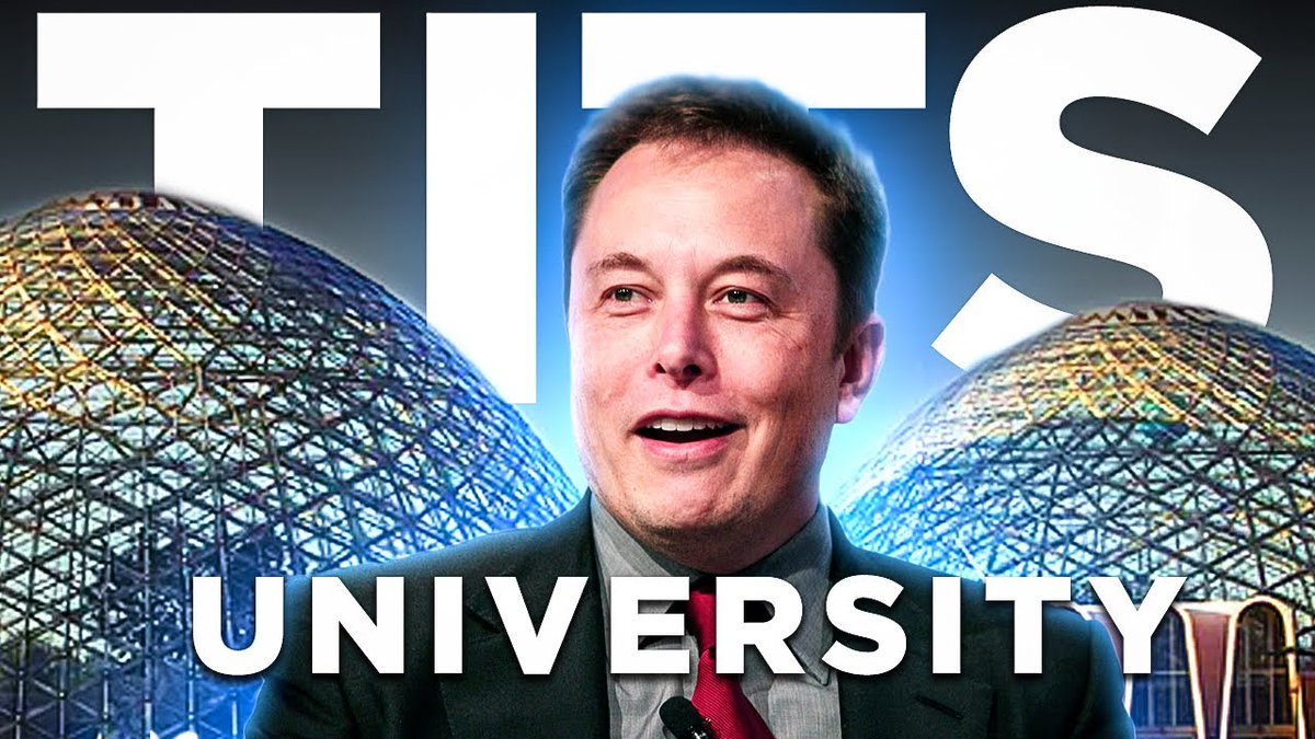 ElonVsJeff's tweet photo. Elon Musk Just Launched &amp;#039;TITS&amp;#039; University 👀 https://t.co/1zZSgE7V8h https://t.co/XO2oU95vHJ