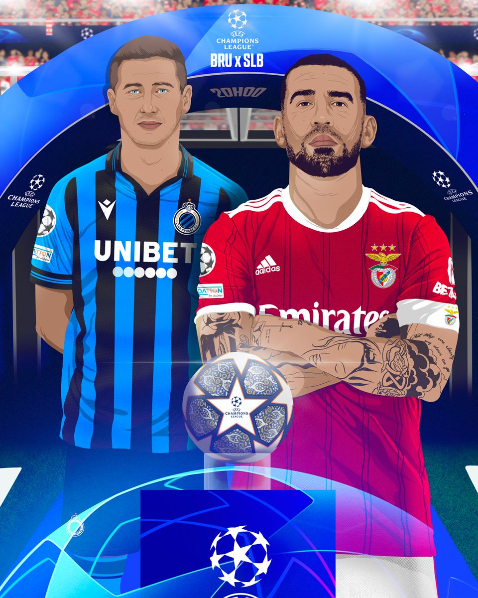 SLBenfica's tweet photo. 𝐌𝐀𝐓𝐂𝐇𝐃𝐀𝐘! 👊

#EuAmoOBenfica | #BRUSLB #UCL https://t.co/yxdIYBFxzH