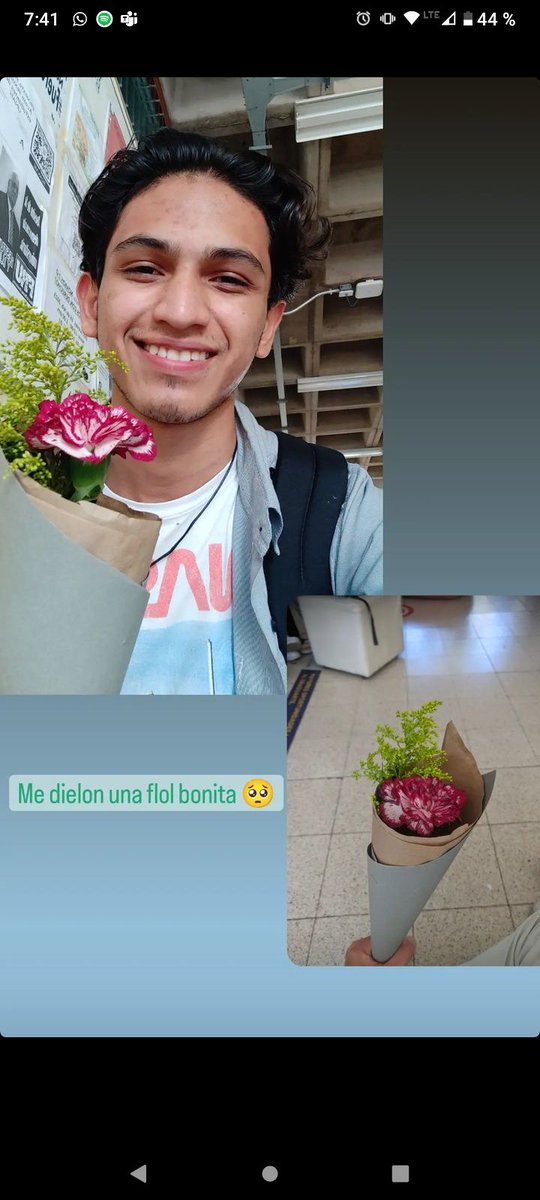 Gene_2002's tweet photo. De mis reacciones favoritas del día, 🤭mis amigos varones felices con sus flores 🥰🫂 https://t.co/Pwyjv0SsOC