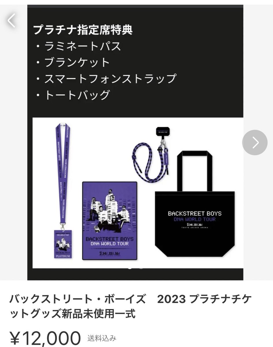 キナリ・ベージュ バックストリートボーイズ「DNAワールドツアー