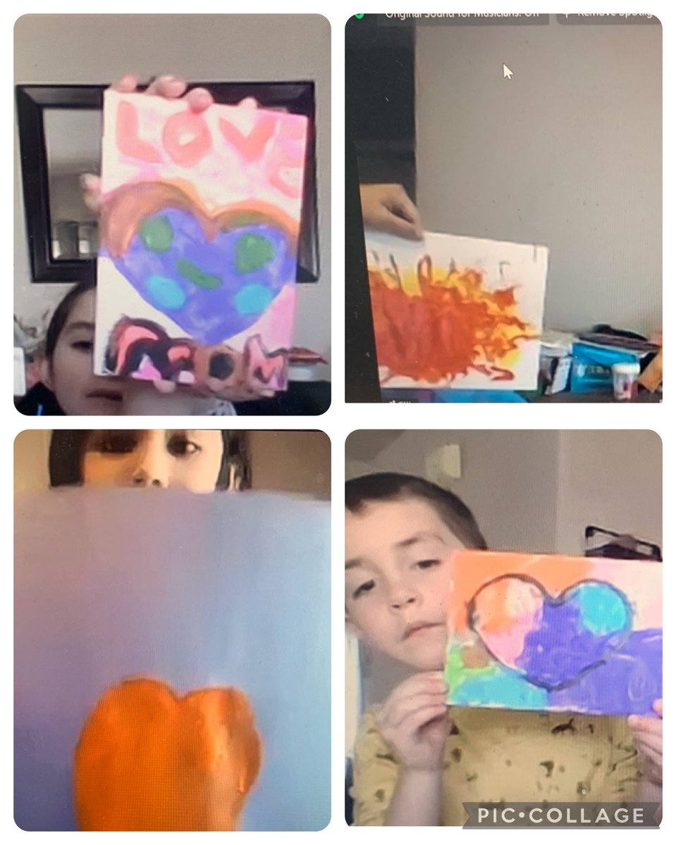 HarvestGroveVA's tweet image. Valentine’s Day heart art with Mrs. Hague. #weareBUSD #harvestgrovevirtualacademy #independentstudy #homeschool