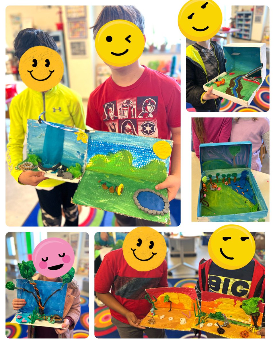 3rd graders are extremely proud of their dioramas! <a href="/APS_ATS/">Arlington Traditional School (ATS)</a> <a href="/APSArts/">APS Arts Education</a> <a href="/APSVirginia/">Arlington Public Schools</a> <a href="/MrsLove_ATS/">Read_Teach_Love</a> @BarredArte