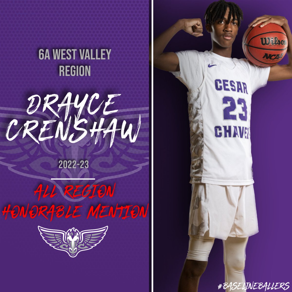 Cesar Chavez Champions Basketball (@_cchsbasketball) on Twitter photo Congratulations to Sophomore Drayce Crenshaw on being named 6A West Valley All Region Honorable Mention! <a href="/CrenshawDrayce/">Drayce Crenshaw</a> Congratulations to Sophomore Drayce Crenshaw on being named 6A West Valley All Region Honorable Mention! <a href="/CrenshawDrayce/">Drayce Crenshaw</a>