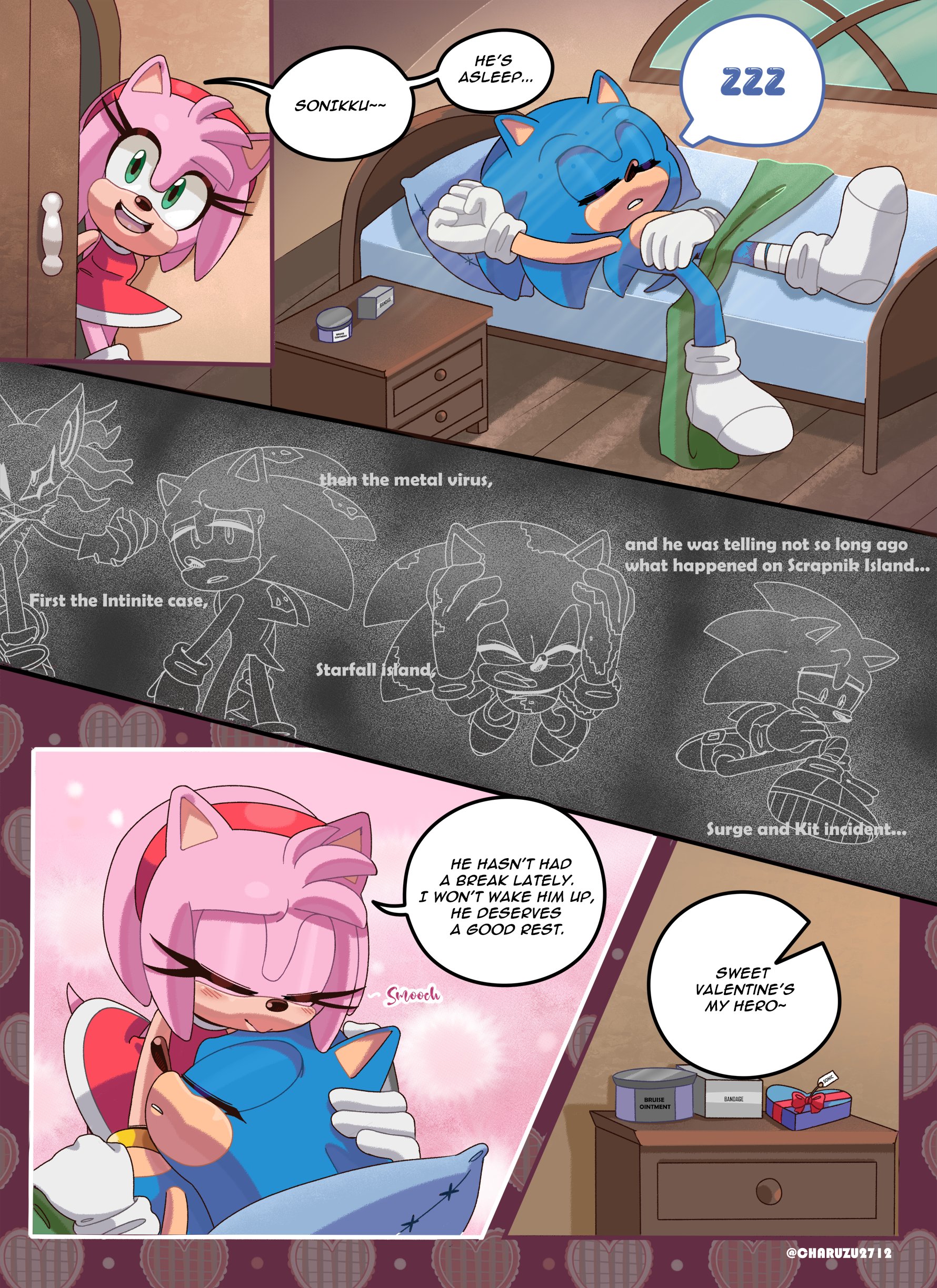 X 上的Charuzu2712：「IDW Sonamy comic page #SonAmy