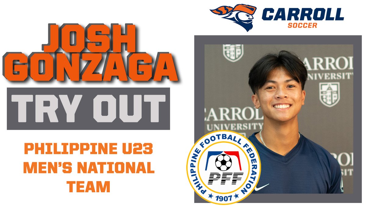 🚨HUGE ANNOUCEMENT!🚨
Josh Gonzaga is departing this week for a try out with the Philippine U23 Men's National Team! Josh will have a tryout to compete for a spot towards the SEA Games in Cambodia this Spring!
Learn more at the link here: bit.ly/3YufZbv
#d3soc | #GoPios