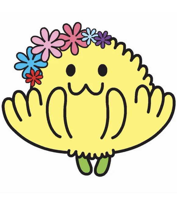 Kikurin the chrysanthemum fairy is the mascot of Echizen City's annual flower festival. 