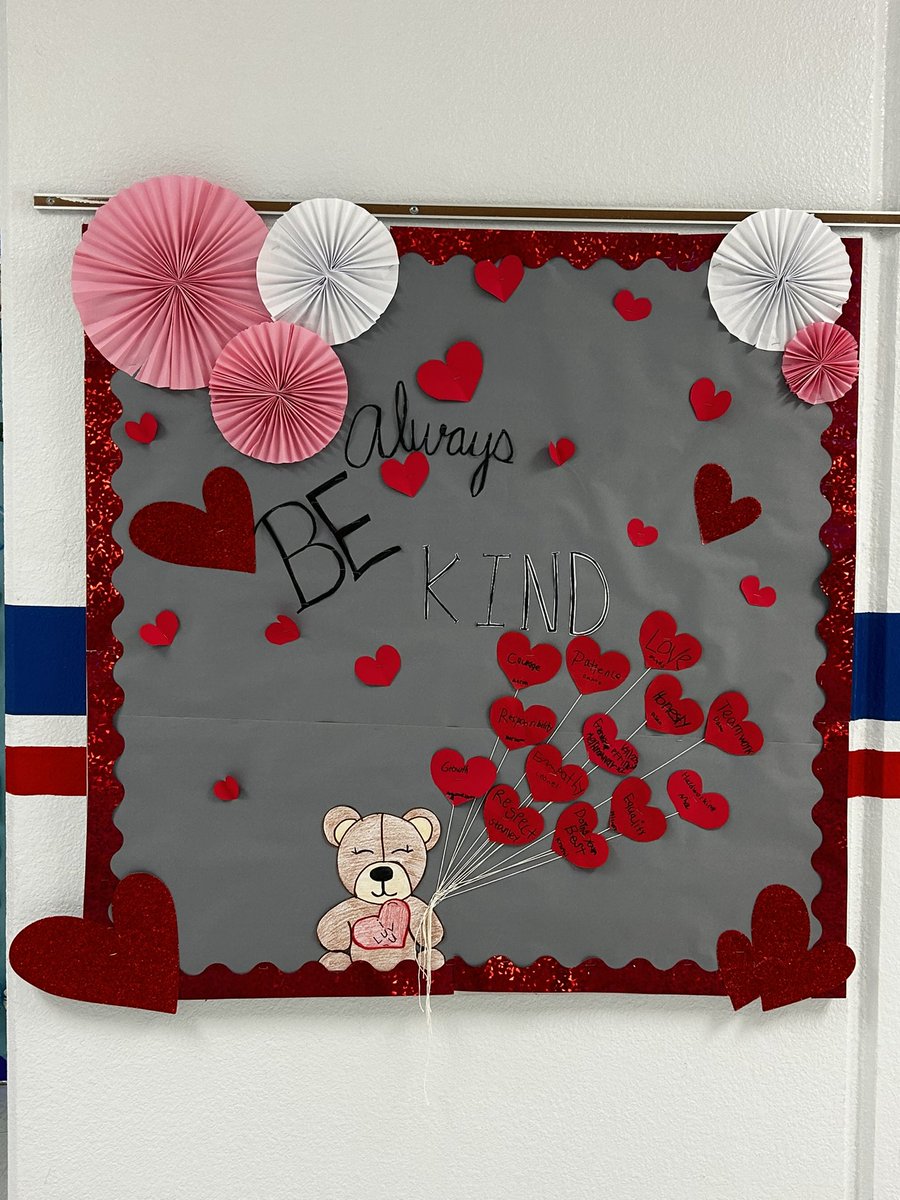 Check out RSE Cowboy Classroom bulletin boards sharing messages on being kind! Cowboys care about KINDNESS #RandomActsOfKindnessWeek