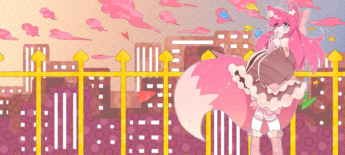 Banzatou's tweet photo. Thumbnail art for @SohmaSatori 's #DreaminChuChu English Cover. Fun little project; was super fun to make!

#Vtuber #ValentinesDay https://t.co/RcAXd5RyRt