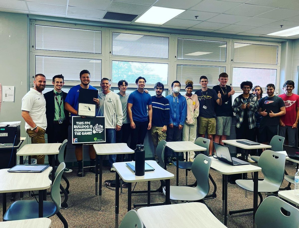 Congrats to our February Senior of the Month Jake Blumengarten! Congrats Jake! <a href="/FlaglerSchools/">FlaglerSchools</a>