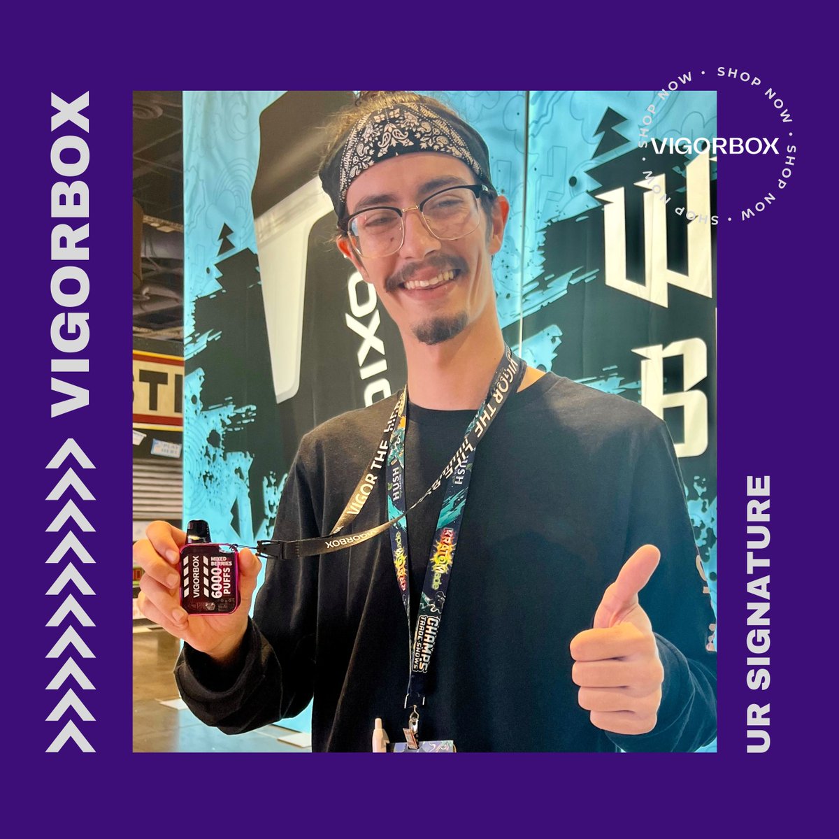 vigorbox's tweet image. Vape enthusiasts unite! 🤘 

Our time at the CHAMPS Trade show was a blast, and we're excited to share some awesome feedback pictures with you all. Can't wait to see what's in the @totalproductexpo show for the next one! 

#tradeshow #lasvegas #lasvegasconventioncenter #vigorbox