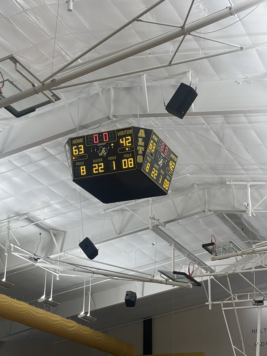 <a href="/AltoAthletics/">Alto Yellowjackets</a> Boys Basketball gets their first playoff berth since 2019-2020!!! What an awesome atmosphere in the DMC tonight. The Stinger Section had it rocking!!! #DTS