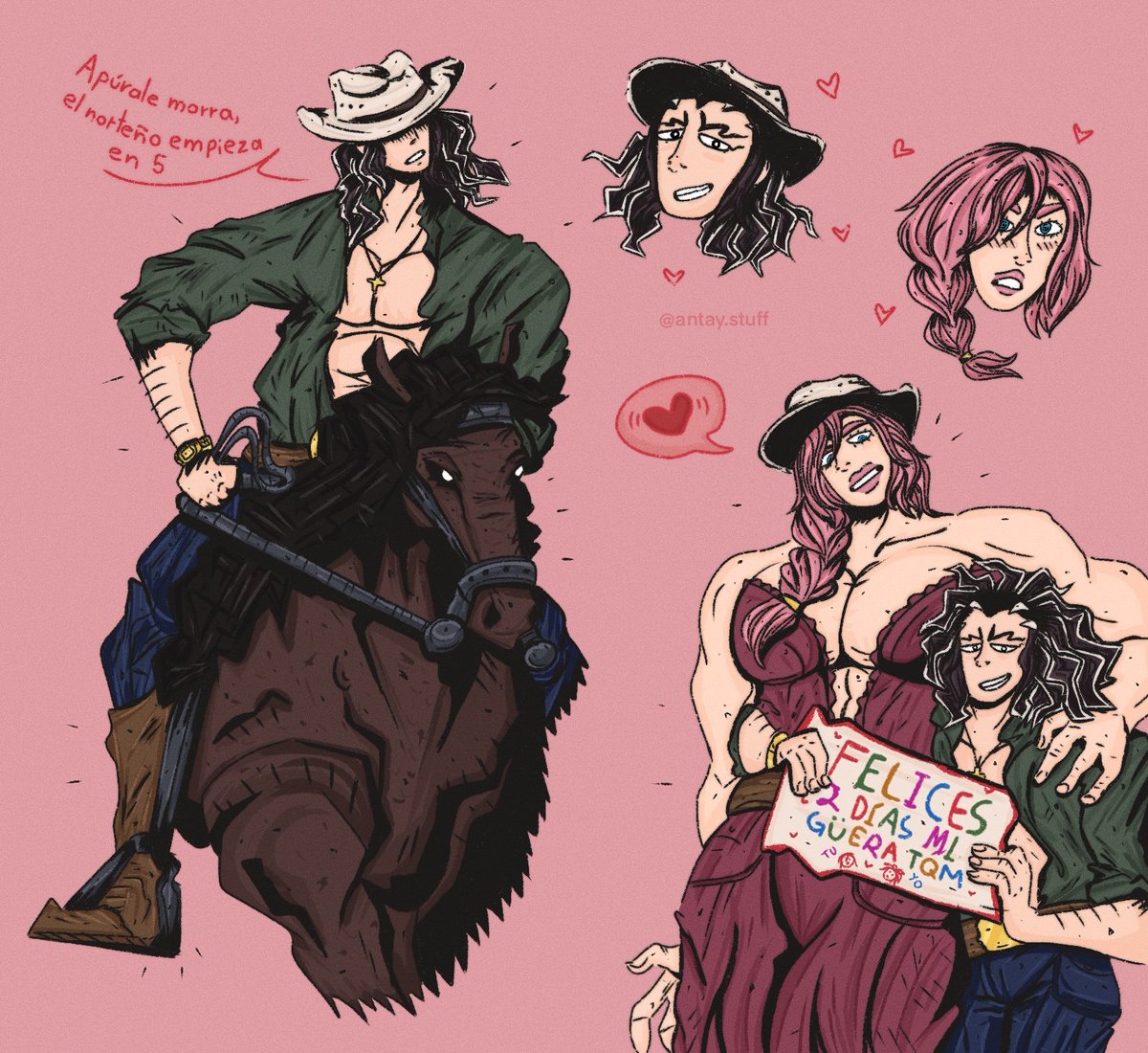 No pregunten cómo, disfruten 🤠🐴
Feliz día de San Valentín a todos ❤ tarde pero seguro jaja.
#raidentameemon #thrud #shuumatsunovalkyrie #RecordofRagnarok2 #fanart #Mexico