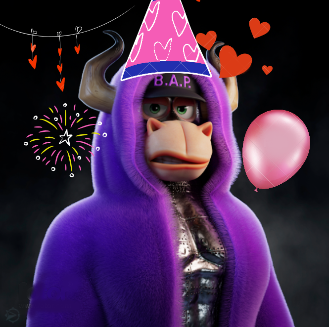 UqoKim's tweet photo. @BullsApesProj HBD! https://t.co/VUgM2mOEm8
