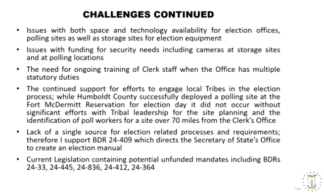 LetNevadaVote's tweet image. Humboldt County clerk states they will work earlier in 2024 to have an early voting site at Fort McDermitt Reservation! And the clerk is also seeking to have. a site at Winnemucca Indian Colony 🙌 #NativeVote #EveryNativeVoteCounts