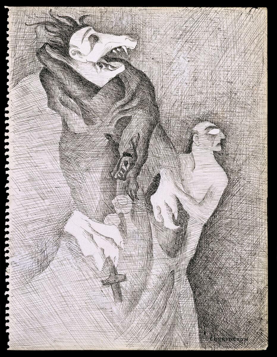 Leonora Carrington, Do You Know My Aunt Eliza?, 1941 #tatemuseum #leonoracarrington tate.org.uk/art/artworks/c…