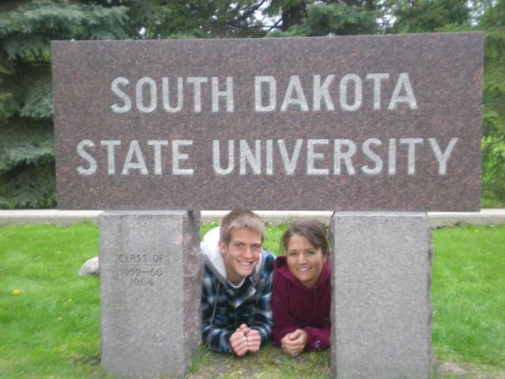 Gill_Matthew_'s tweet photo. @SDStateAlumni We met playing sand volleyball in front of Waneta Hall 💙 🏐 💛 https://t.co/WVSJQA8RaB