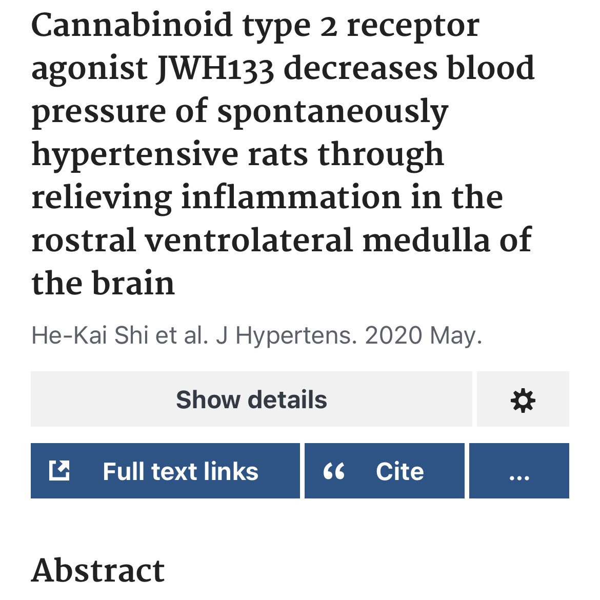 CannandaCrew's tweet photo. #CB2studies for #HighBloodPressure
Read more at…
https://t.co/nelbOkyrru https://t.co/GjShIxPh60