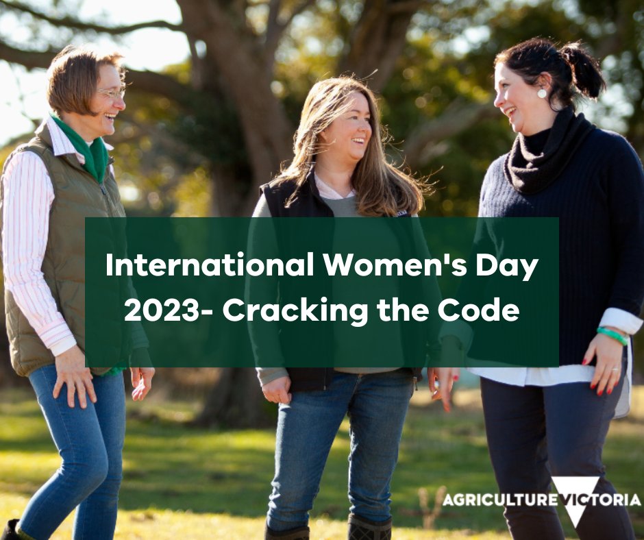 #IWD is on March 8 and this year’s theme is #CrackingtheCode: Innovation for a gender equal future. 

We will be taking the opportunity to celebrate some of the innovative #womeninag of the #RuralWomensNetwork. 

To learn more about the RWN click here 👉 go.vic.gov.au/3G3dGWz