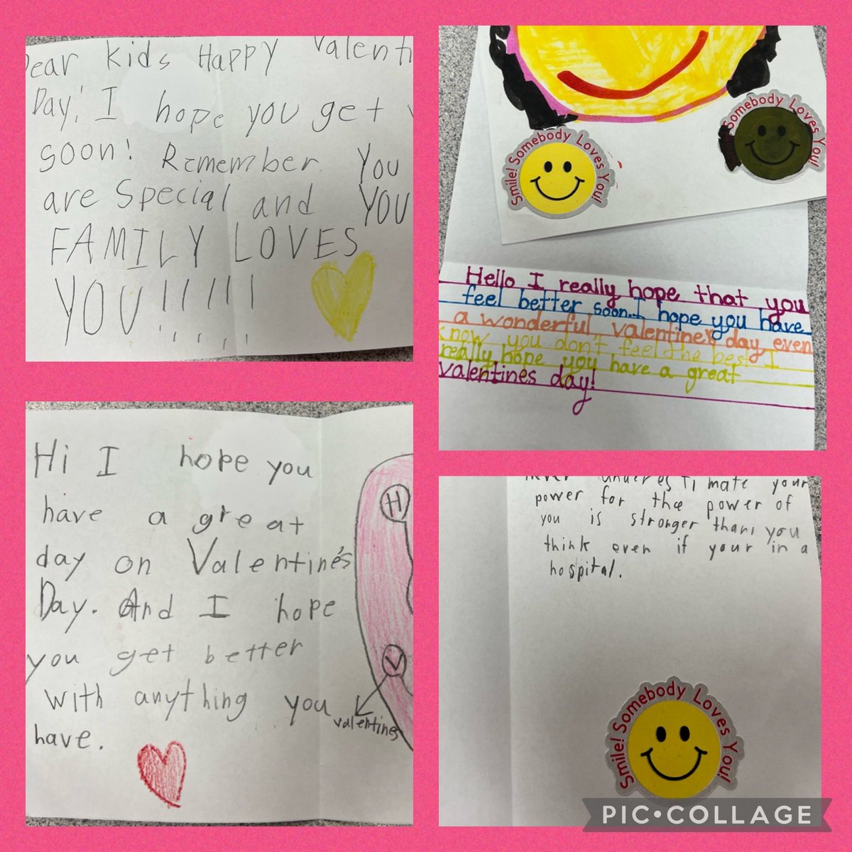 To spread kindness to others and brighten someone’s day these #2ndgrade Falcons ⁦@ayerelementary⁩ made Valentines to send to @CCHMC 💕