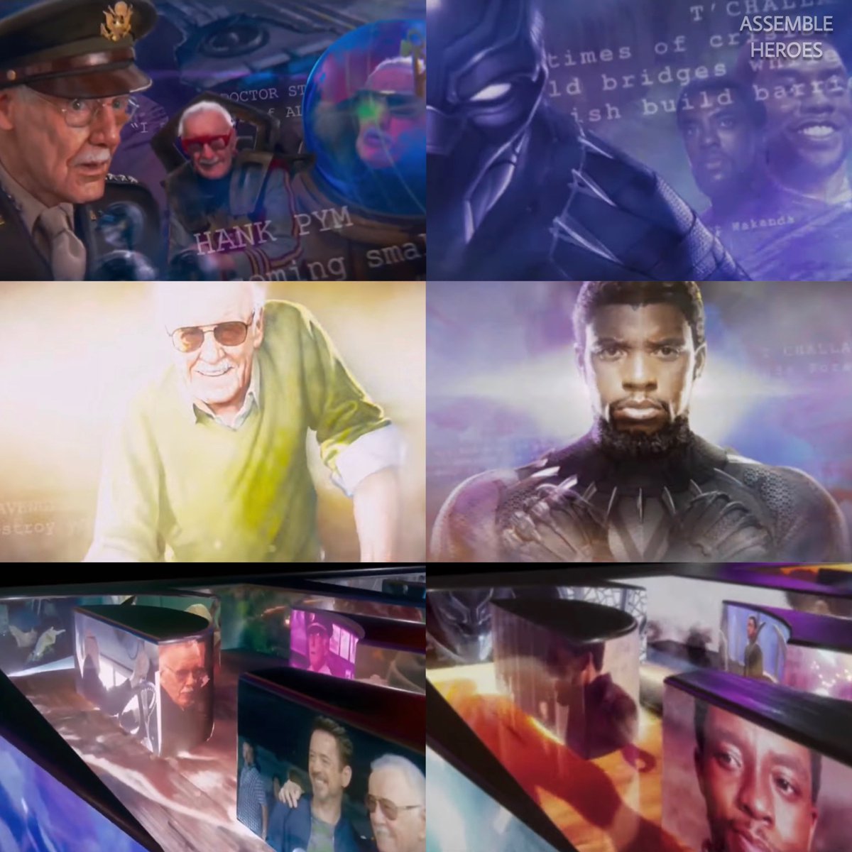 Stan Lee & Chadwick Boseman’s tribute 

#CaptainMarvel 
#BlackPantherWakandaForever https://t.co/YLxpoI8a1a