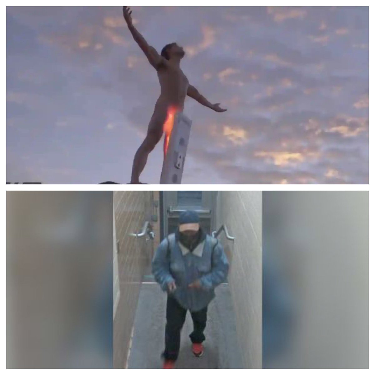 Dear America. These two images seem utterly unrelated. One is absurd and trivial. The other sinister and threatening. But they are not unrelated. Nobody hears of an active shooter and asks “I wonder what her problem is”? One minority group is responsible for mass shootings. Men.