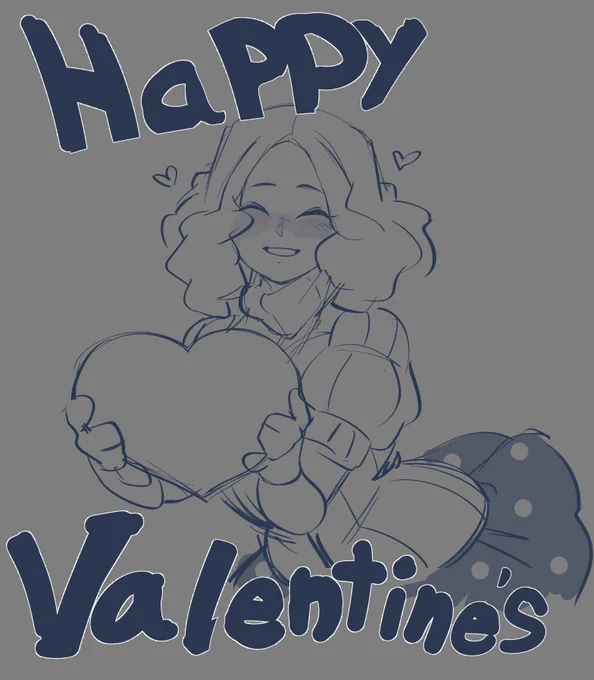 some quick Valentines doodles 