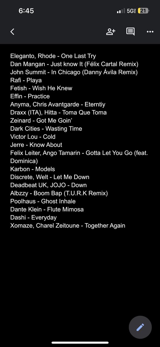 New music ! @iamkarbon <a href="/ItsyourFETISH/">FETISH</a> <a href="/jerremusic/">JERRE</a> <a href="/felixcartal/">felix cartal</a> <a href="/turk_ldn/">T.U.R.K</a> <a href="/dashibeats/">Dashi 🇨🇦</a> <a href="/elegantomusic/">ELEGANTO</a>